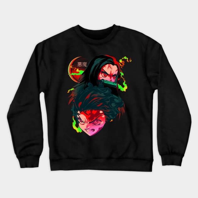 Demon Slayer Crewneck Sweatshirt by Heymoonly